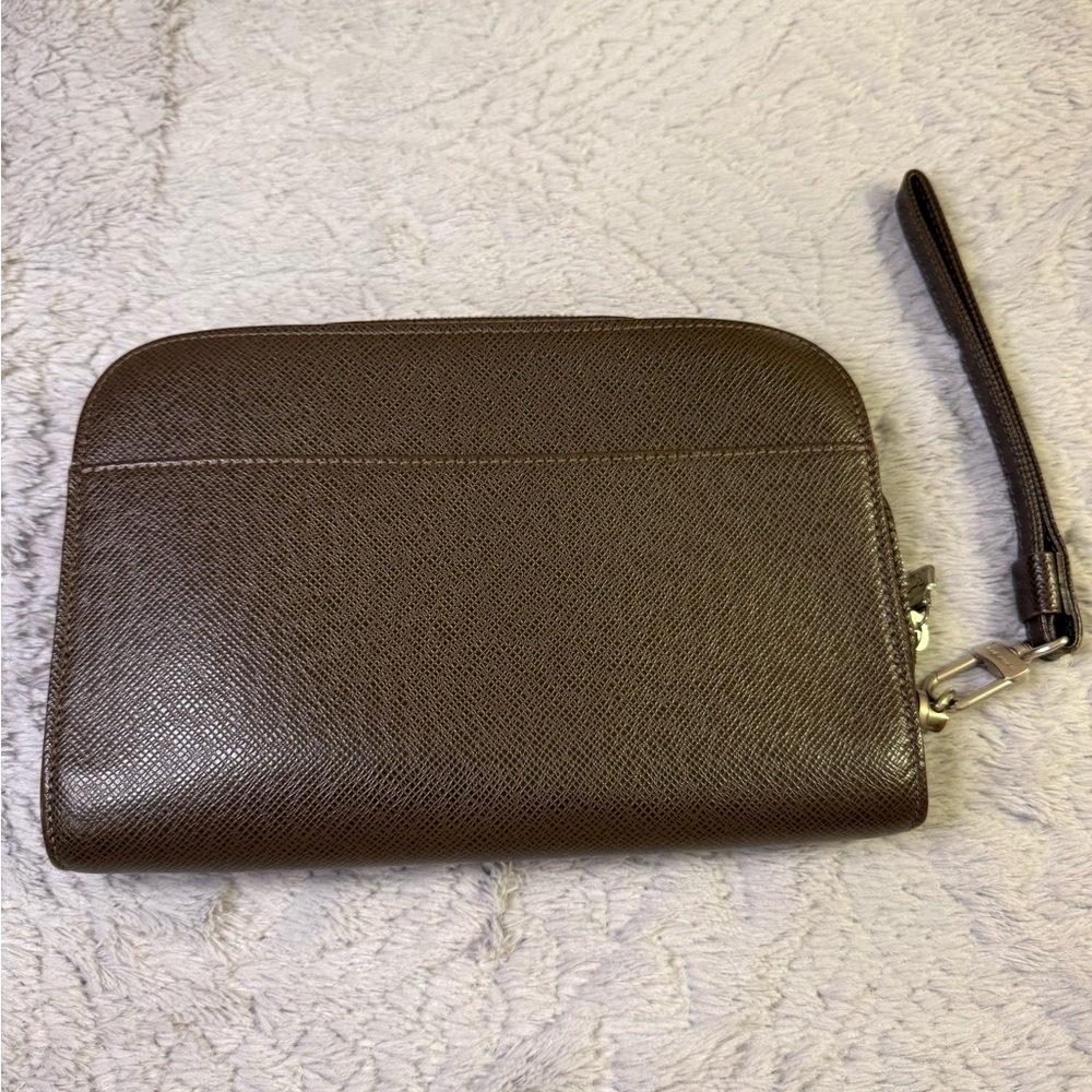 Louis Vuitton Baikal Taiga Clutch Bag
